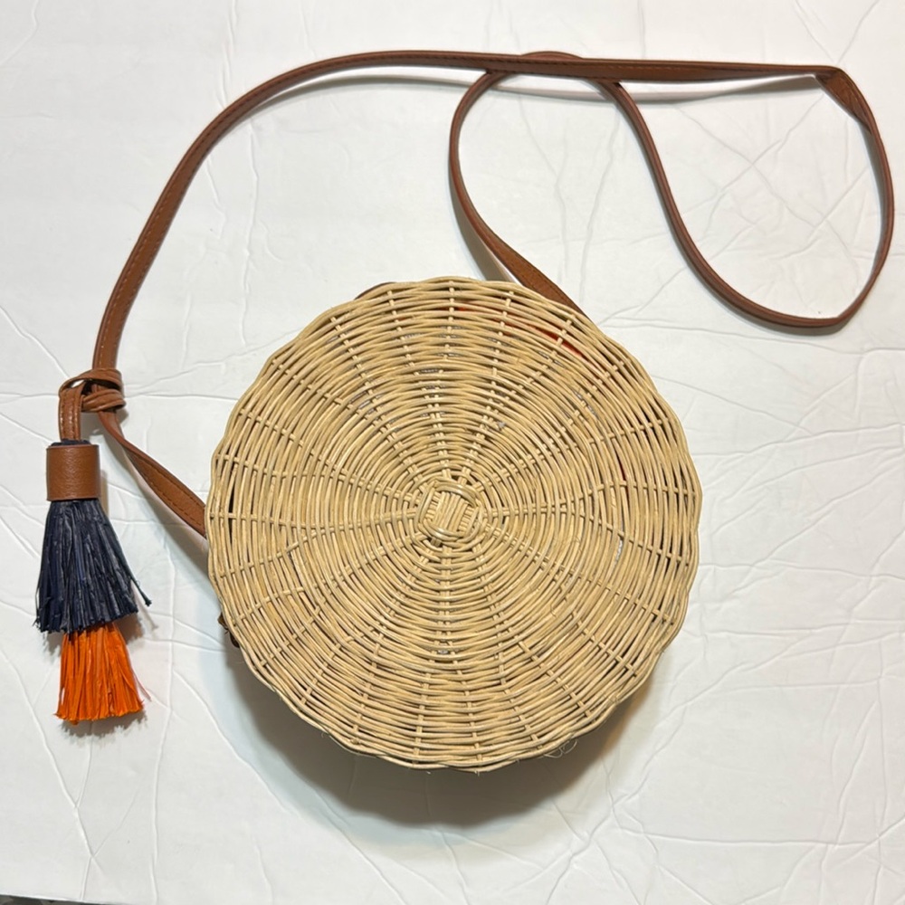 Nordstrom woven round bag